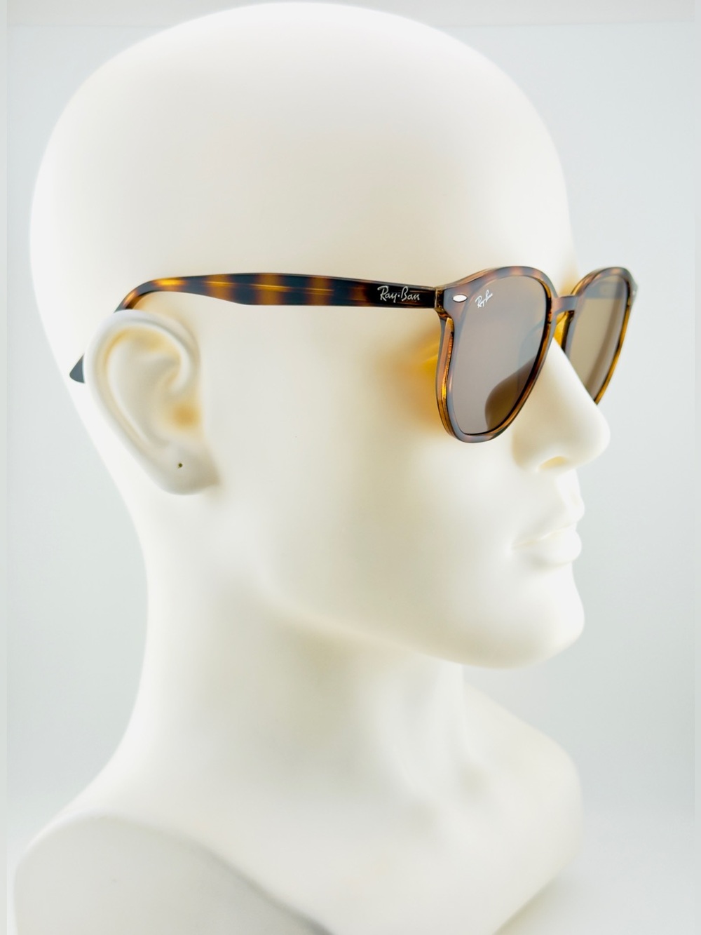 Ray-Ban Sunglasses RB4306 Polished Light Havana Frame B-15 Brown Lenses UNISEX! - Picture 4 of 14